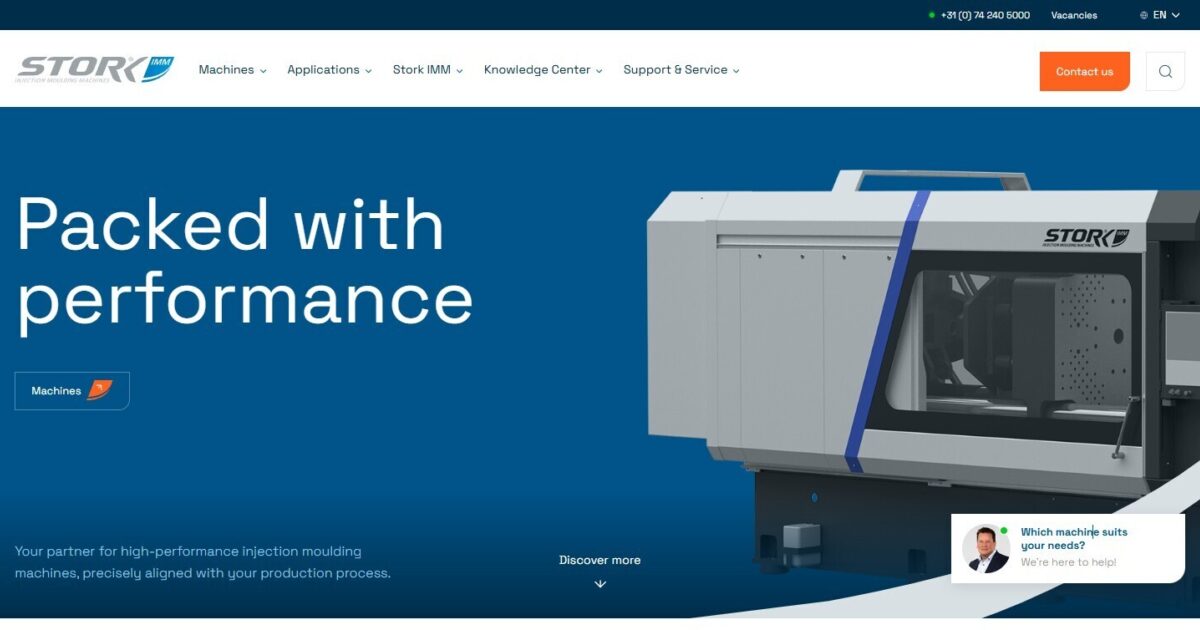 Stork Injection High-performance injection moulding machines - Stork IMM